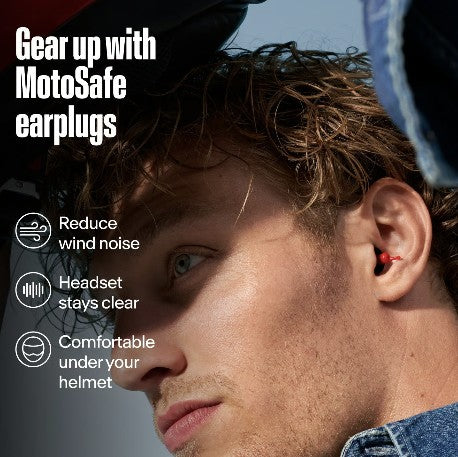 Alpine MotoSafe Pro Earplugs with mini grip