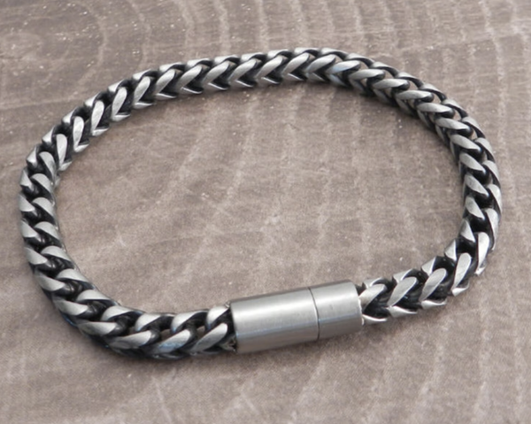 Amigaz Franco Magnetic Steel Chain Bracelet