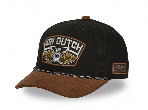 Von Dutch Semi Curved Eye Baseball Cap