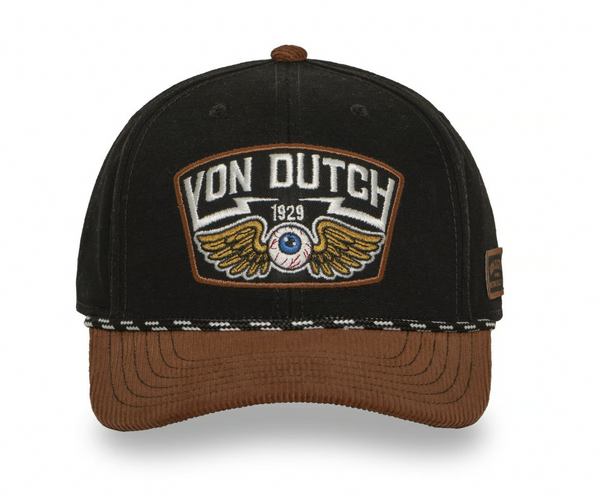 Von Dutch Semi Curved Eye Baseball Cap