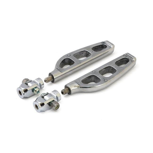 Aluminium '3-Hole' Footpegs and Shifter/Brake - Rocket Bobs Cycle Works