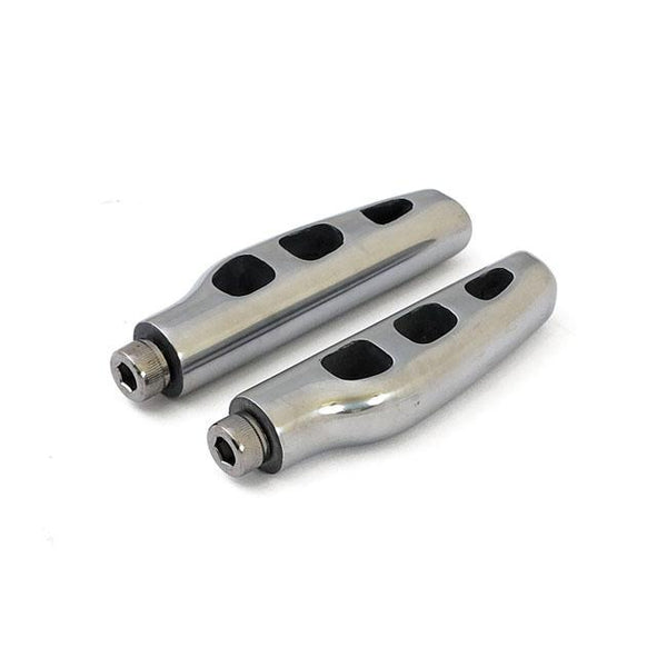 Aluminium '3-Hole' Footpegs and Shifter/Brake - Rocket Bobs Cycle Works