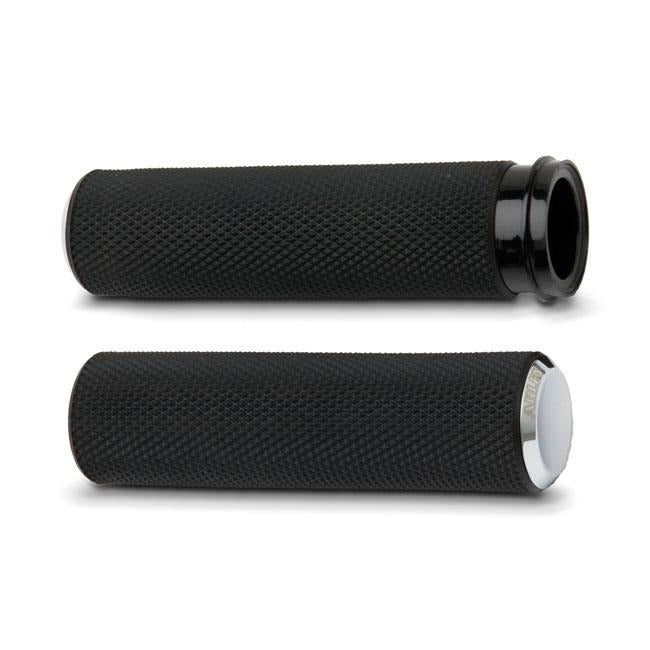 Arlen Ness Knurled Grips - Rocket Bobs Cycle Works