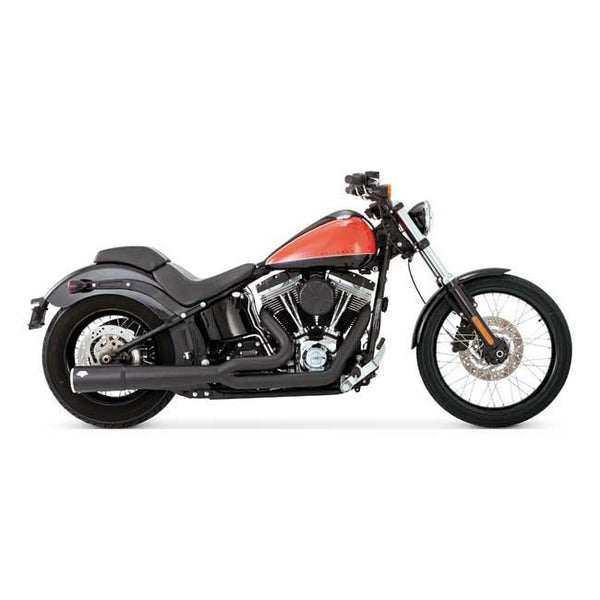 Vance & Hines Pro-Pipe 2-into-1 Exhaust (Harley Dyna, Softail & Touring) - Rocket Bobs Cycle Works
