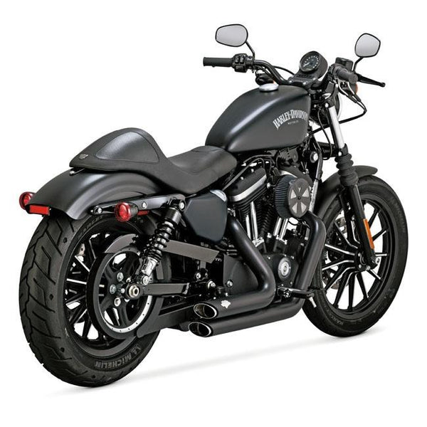 Vance & Hines Shortshots Staggered 2-into-2 Exhaust (Harley Dyna, Softail & Sportster) - Rocket Bobs Cycle Works