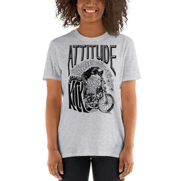 Attitude Short-Sleeve Unisex T-Shirt - Rocket Bobs Cycle Works