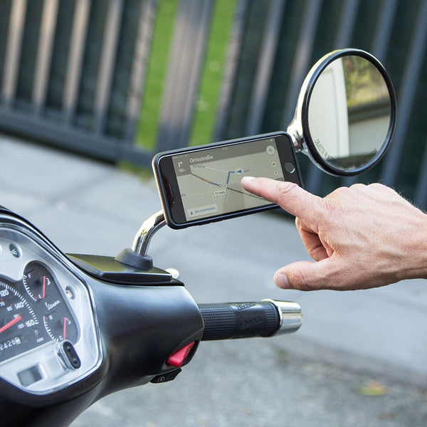 SP Connect Smartphone Mirror Mount - Rocket Bobs Cycle Works