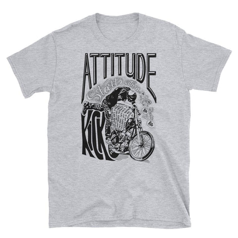 Attitude Short-Sleeve Unisex T-Shirt - Rocket Bobs Cycle Works